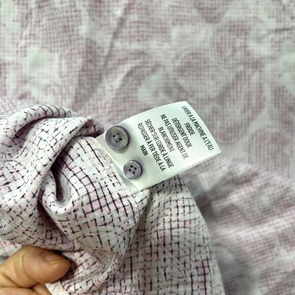 Robert Graham Men's Sz XL Long Sleeve Button-Up Shirt Pink/White - Picture 6 of 8